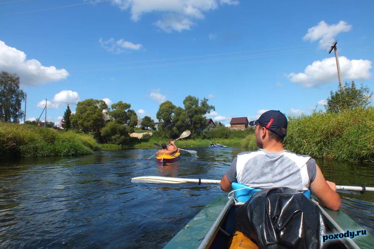 Сплав на байдарках по реке Судогда