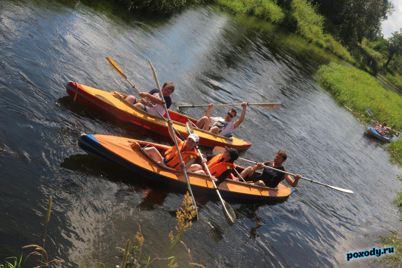 Байдарочный поход по рекам Подмосковья