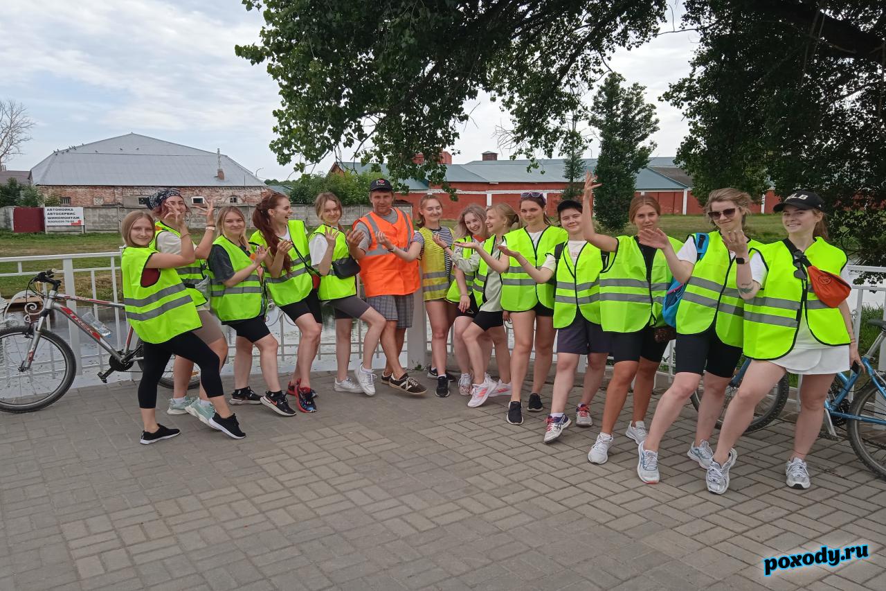 Девушки из Москвы на велотуре
