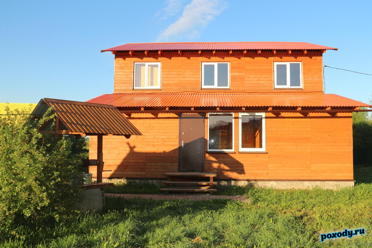 гостевой дом в тихой деревне Жуковка расположен в 200 км от Москвы