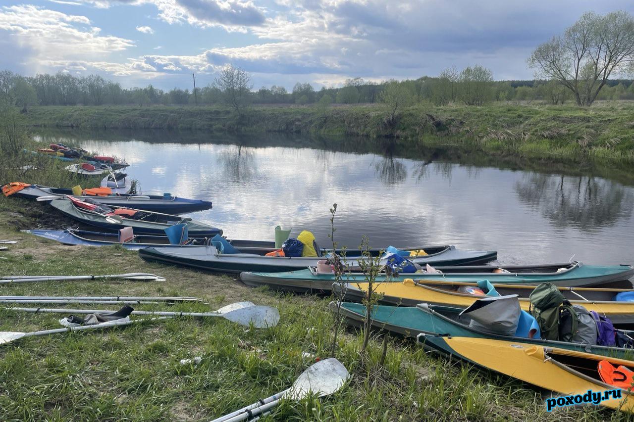 Корпоратив на байдарках во Владимирской области