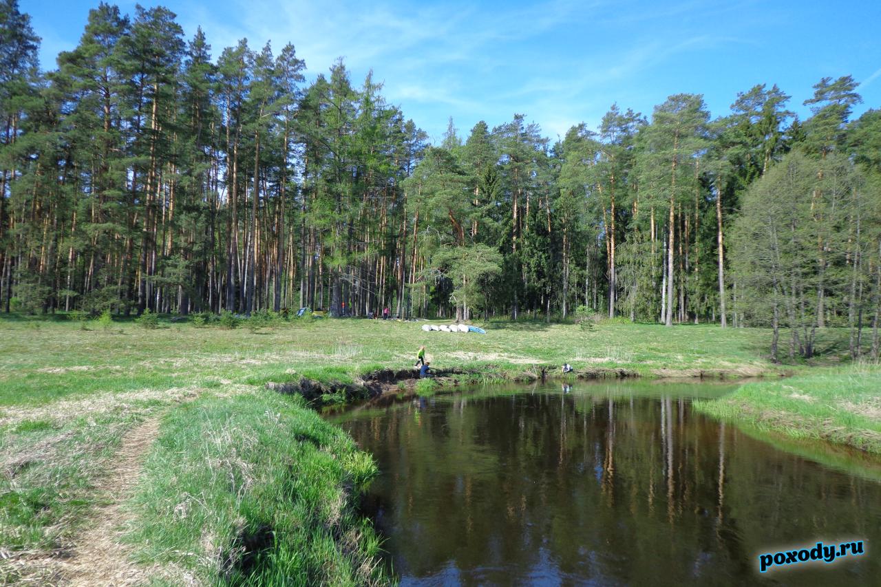 Место стоянки на реке Судогда