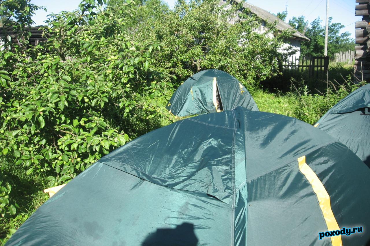 Персональные палатки для велотуров и сплавов