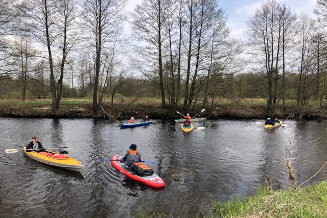 Поход на байдарках по рекам в Подмосковья на 9 мая. 