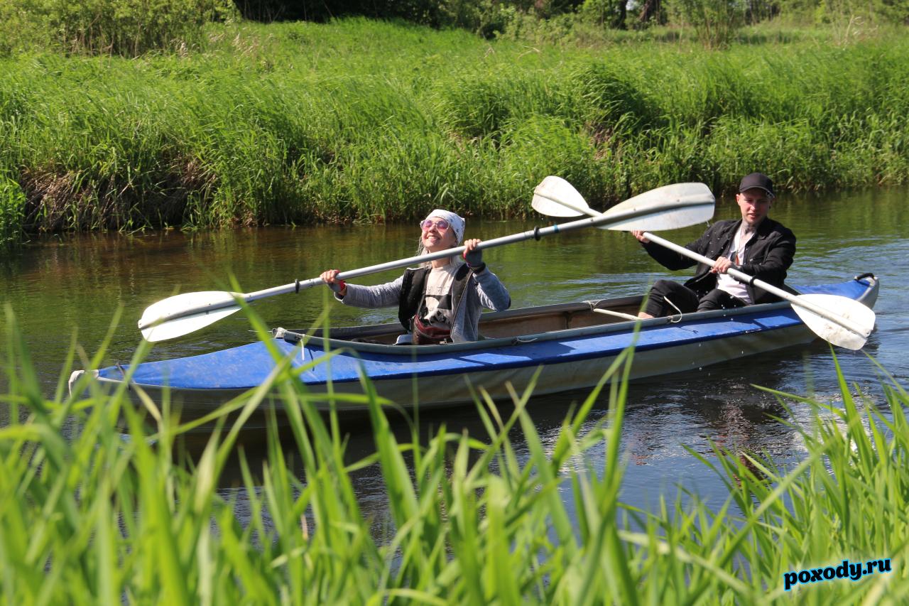 Сплав на байдарках по колоритной реке