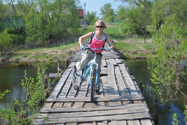 Велотур в Подмосковье проходит мимо красивых рек